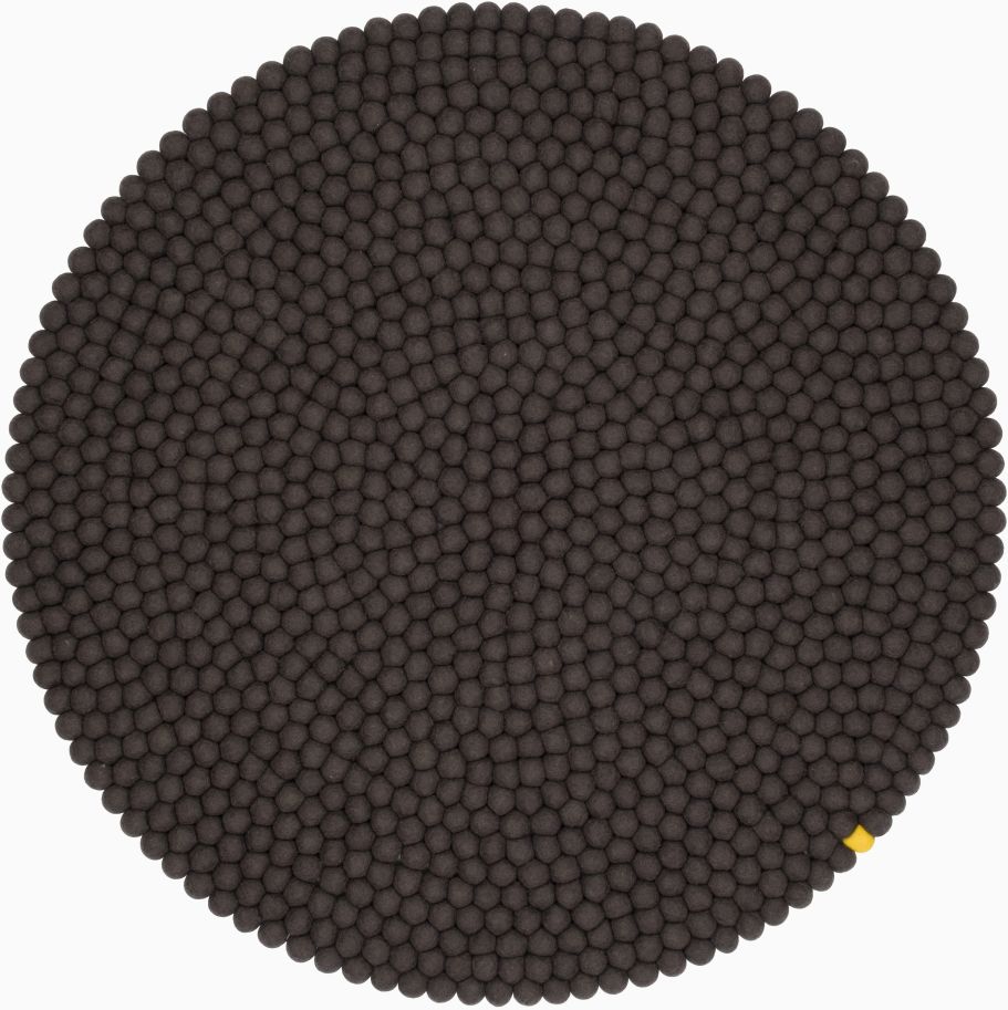 Big One Round Felt carpet Ø 160 cm myfelt Anthracite