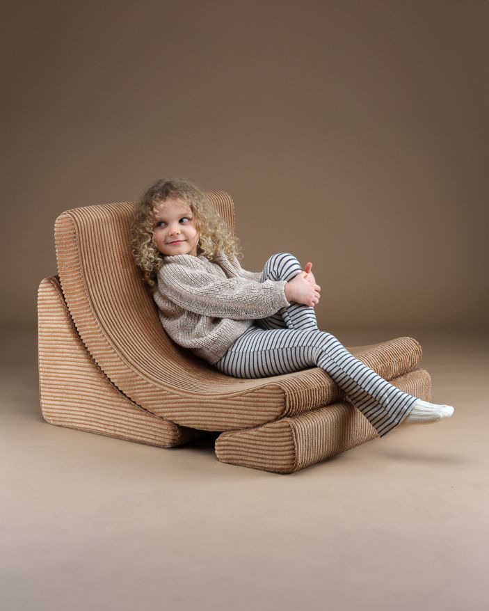 Moon children's armchair wide cord Wigiwama