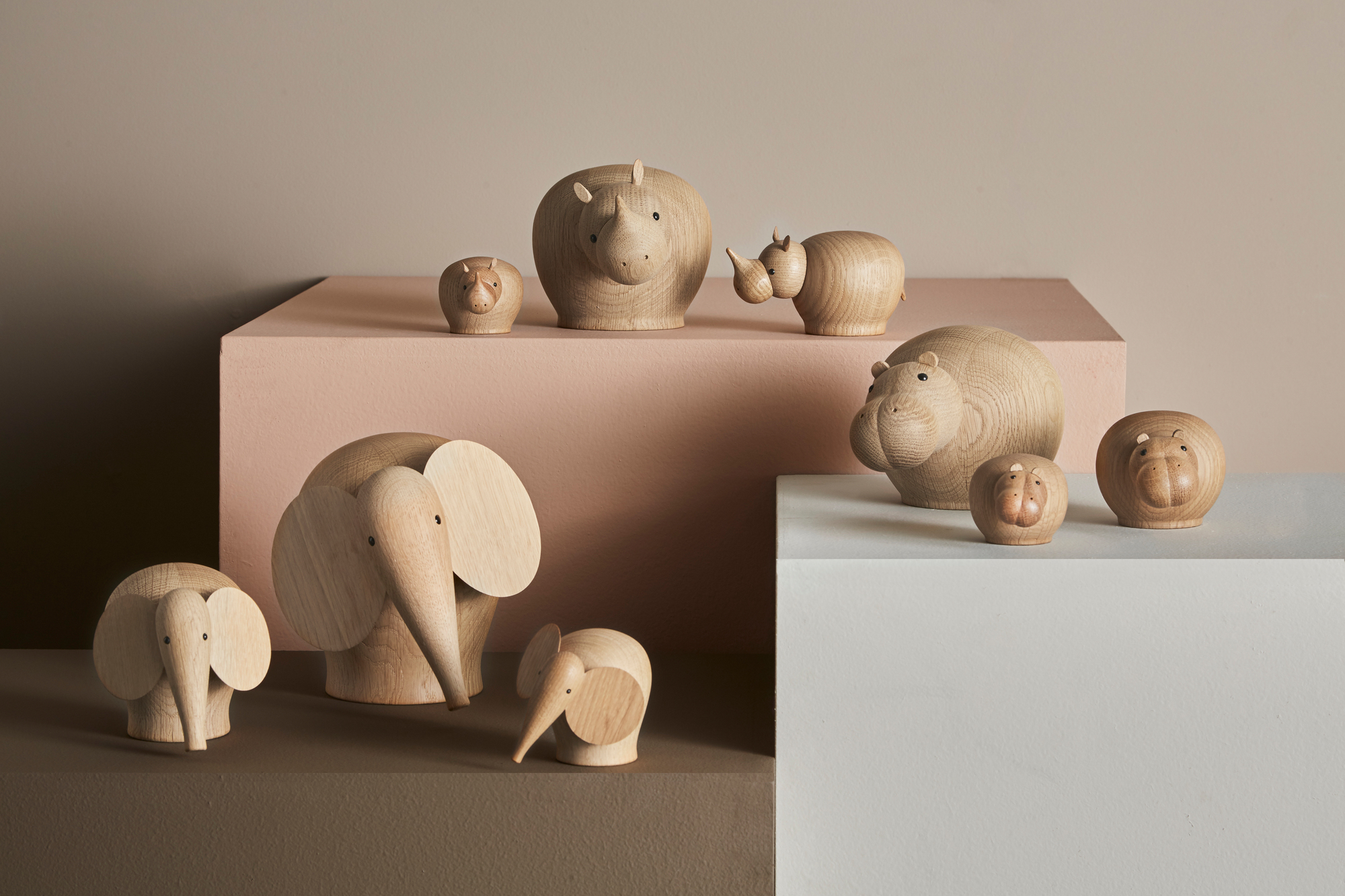 Nunu Elephant wood Elephant Mini Woud