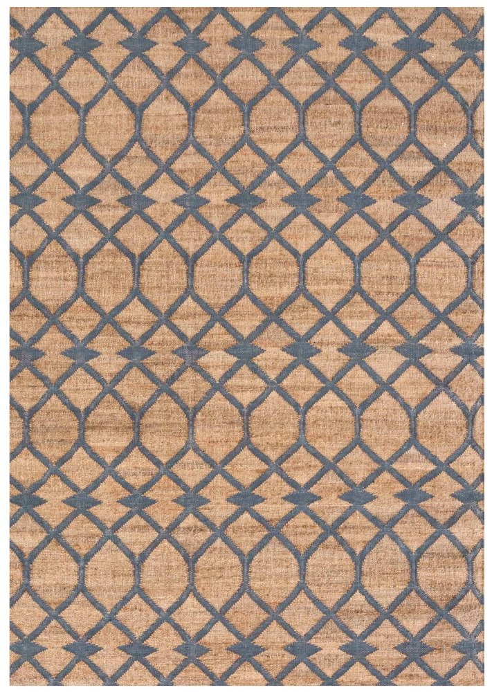 Kilim Rodas Teppich 200x300 GAN-blau