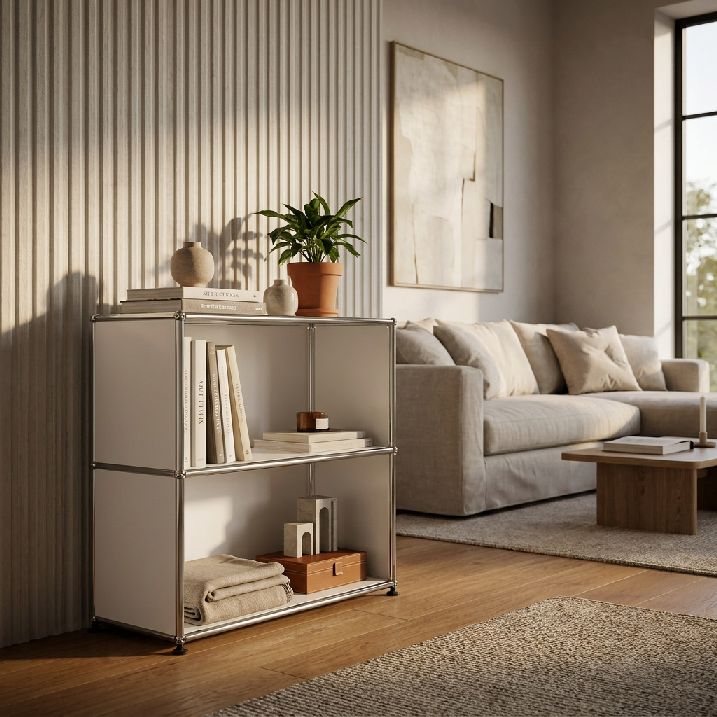 USM Haller shelf sideboard open