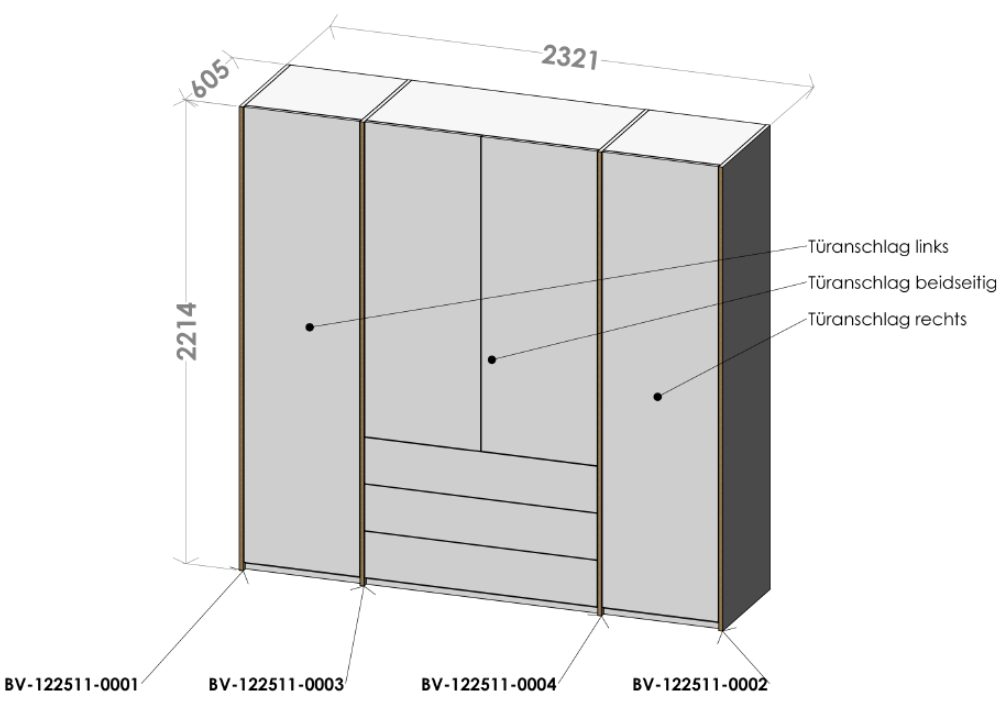MODULAR PLUS Wardrobe Müller Möbelwerkstätten