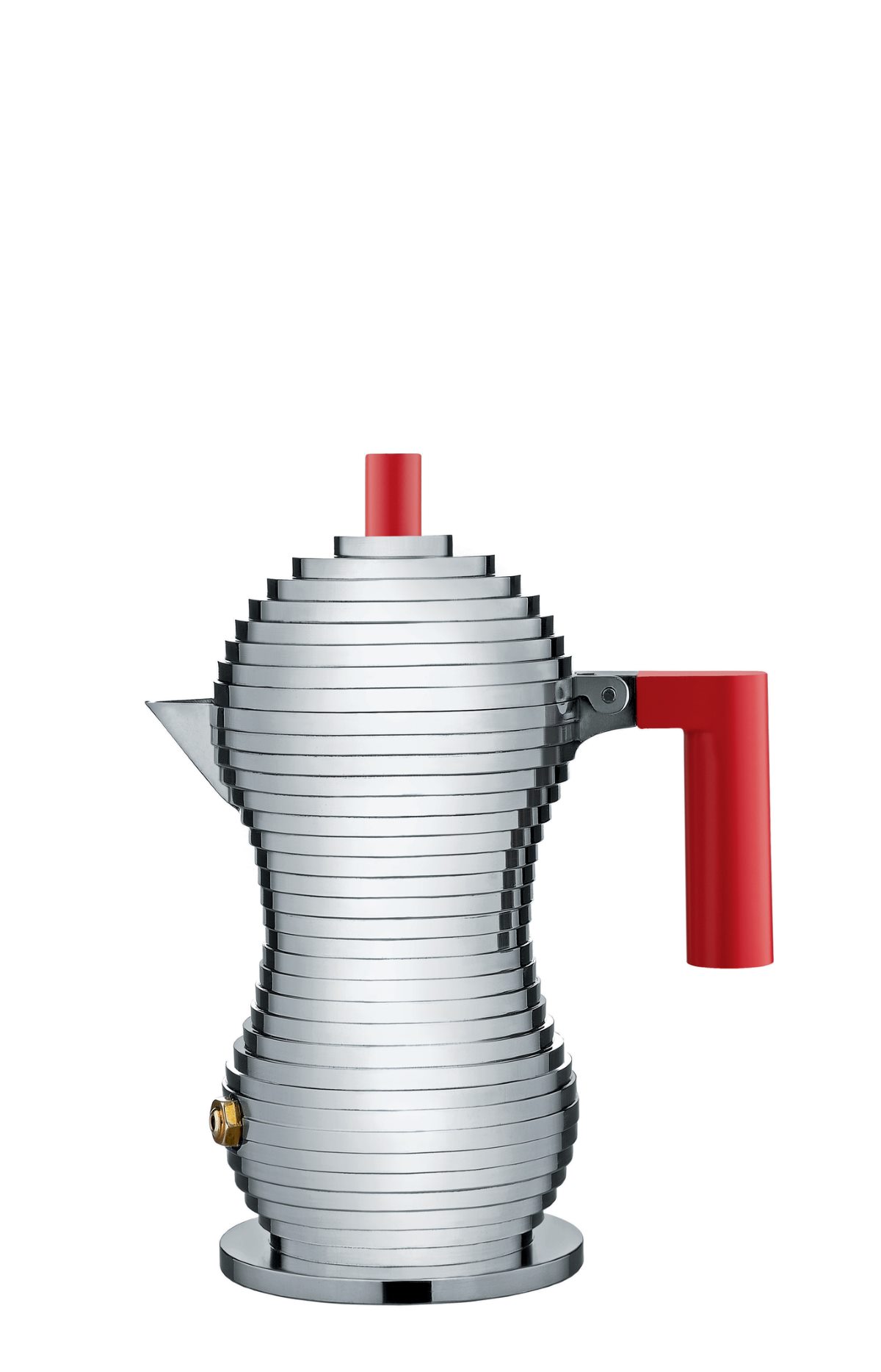 MDL02 Espresso Machine  Pulcina small / red Alessi