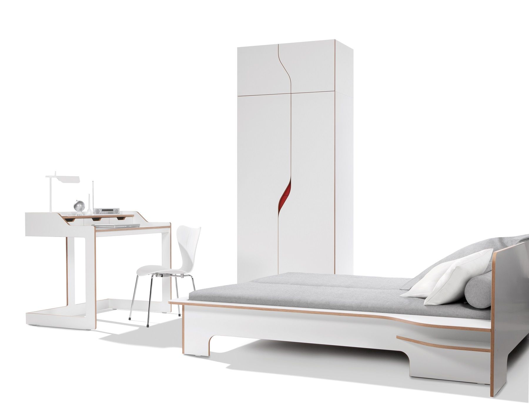 Plane Double bed Müller Möbelwerkstätten
