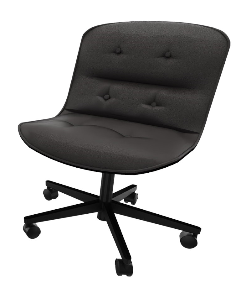 Pollock Executive swivel chair without armrests Knoll International