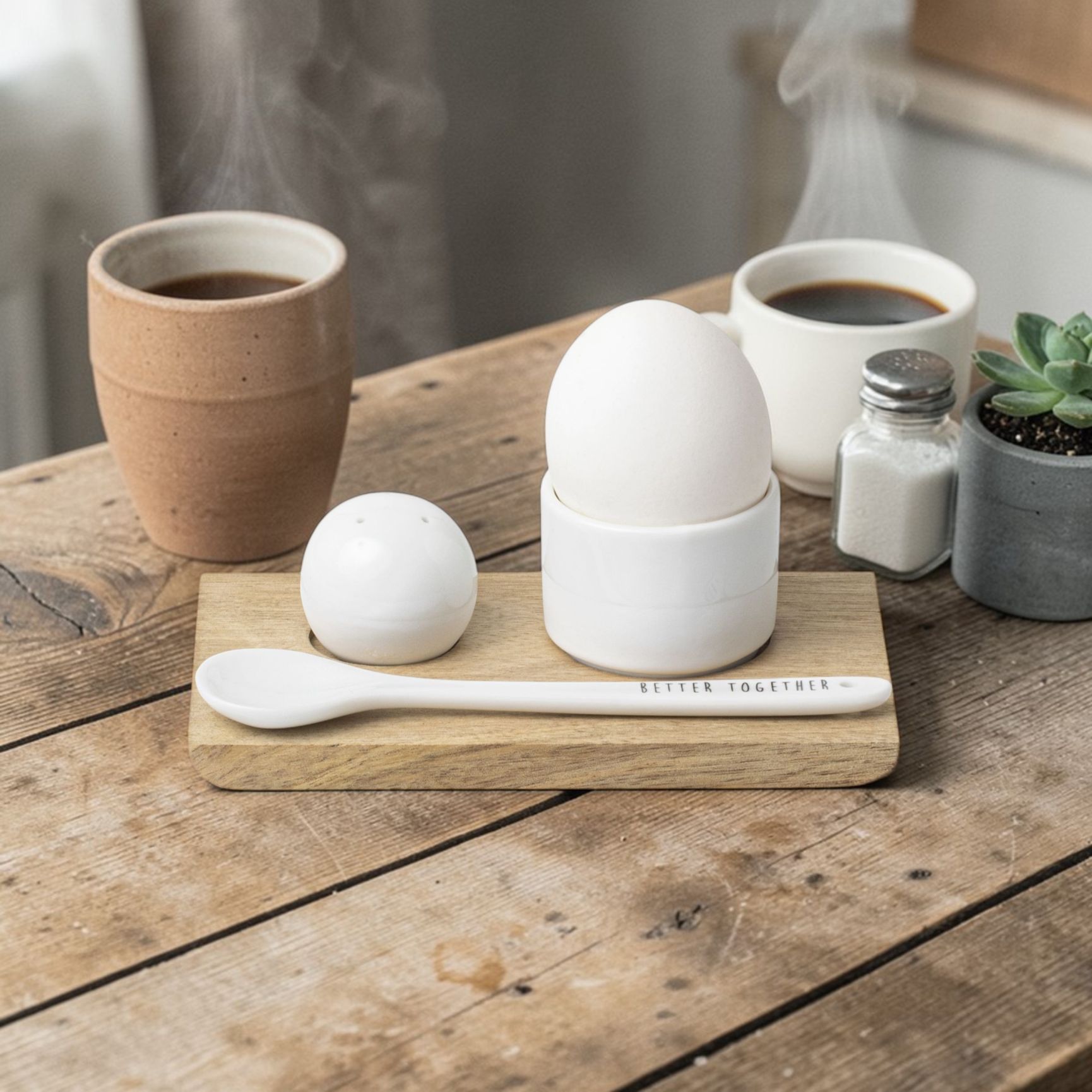 Egg cup set Better together Räder