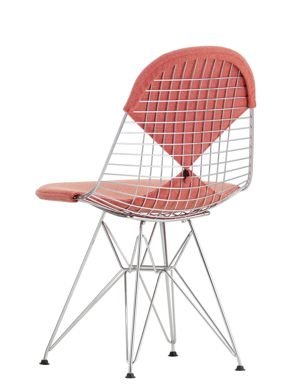 DKR-2 Wire Chair with seat and back cushion Vitra