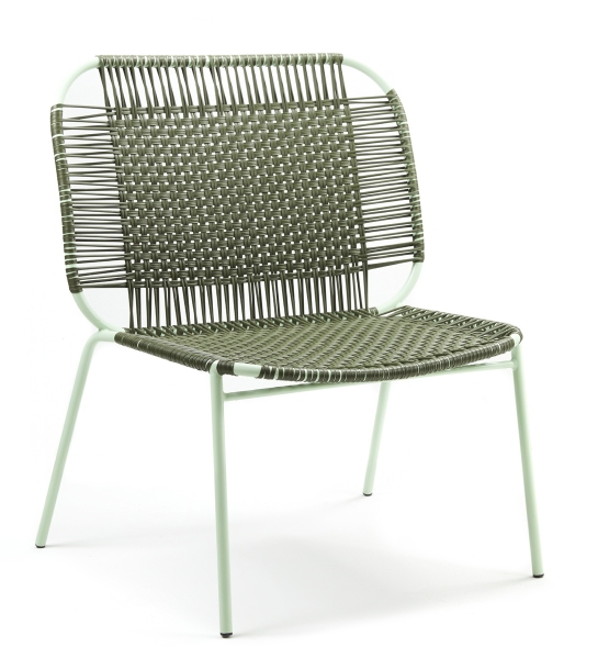 Cielo Lounge Chair low Lounge Chair low Outdoor ames Olive green - Pastel green