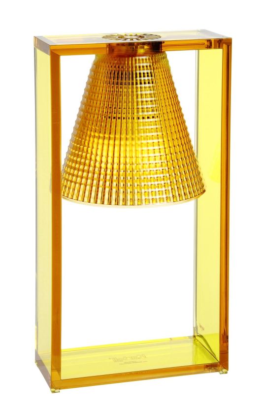 Light-Air table lamp transparent Amber Kartell