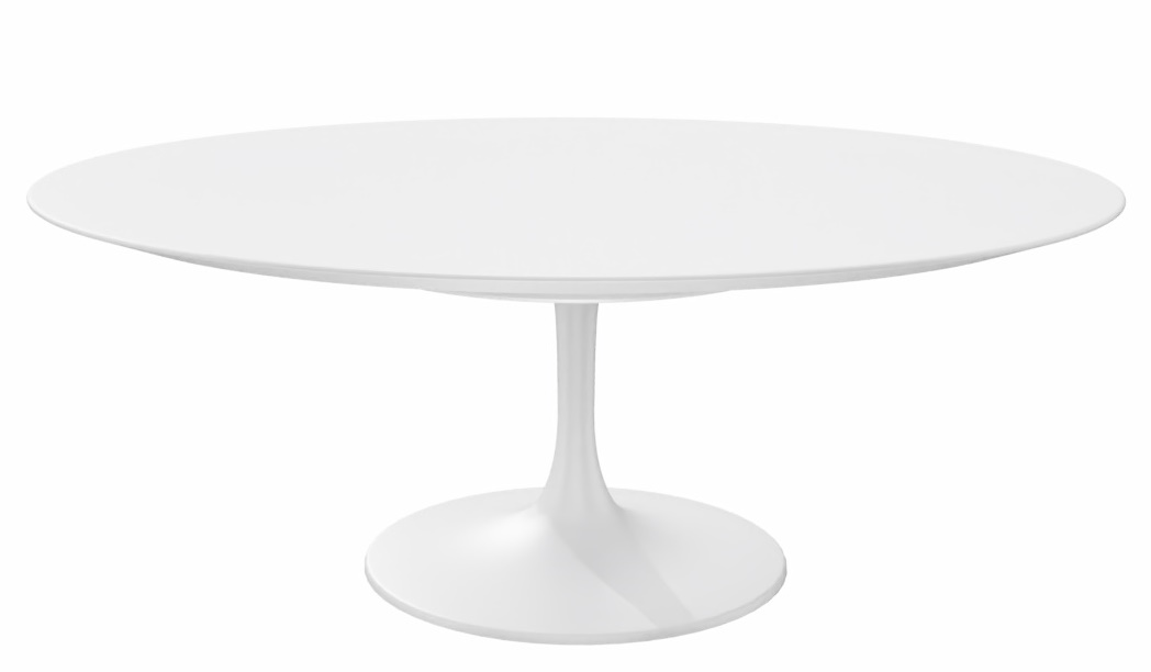 Saarinen oval coffee table H 39 cm Knoll International  