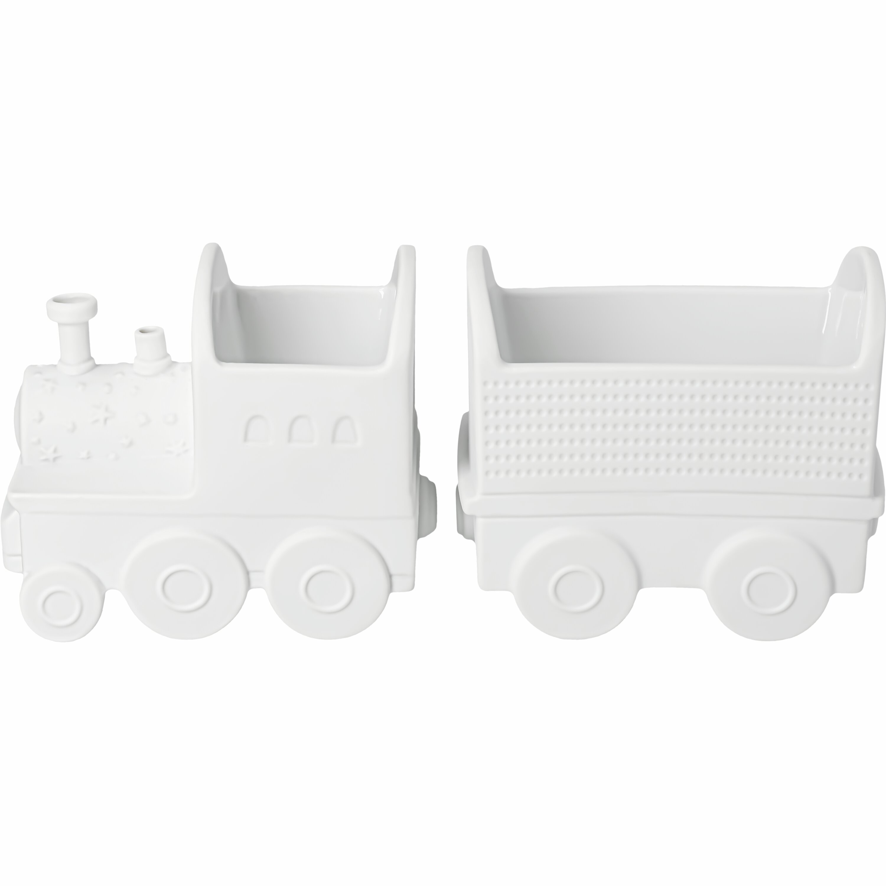 Christmas Train Set Bowl Set Wheels