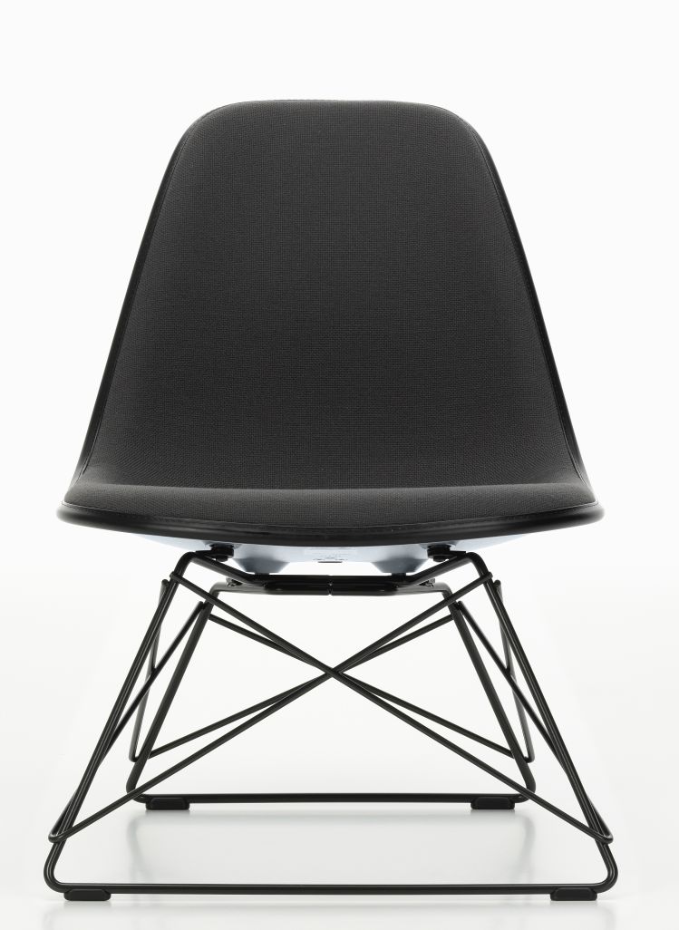 Eames Plastic Side Chair LSR Chair Fully upholstered Vitra