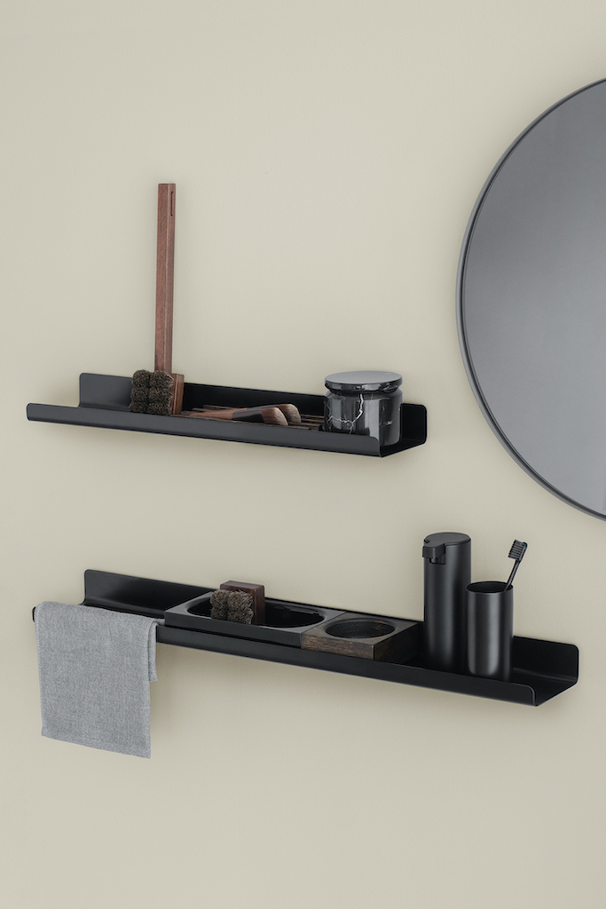 MODO Wall Shelf Black 71cm Blomus SINGLE PIECES