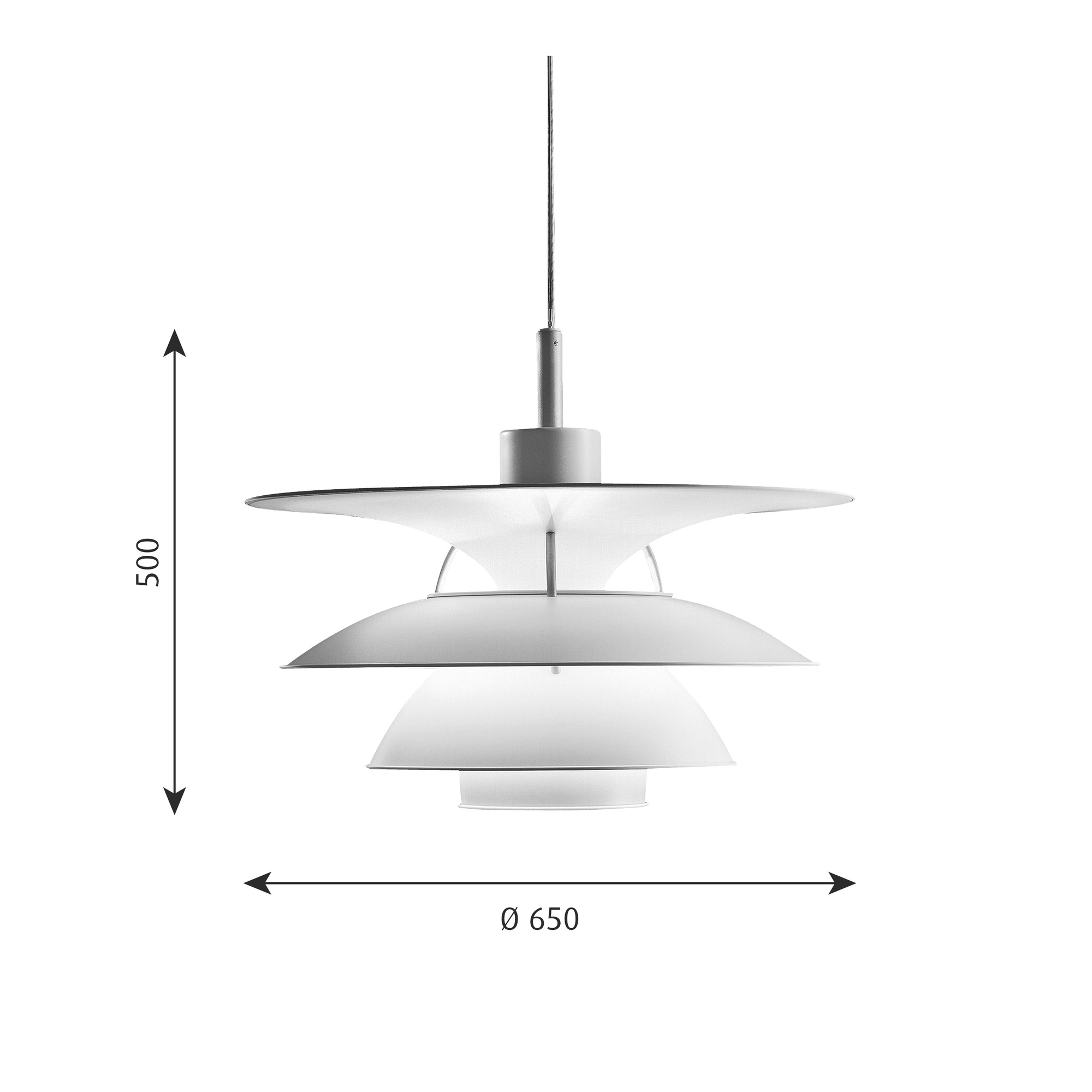 PH 5 - 4 1/2 pendant light Louis Poulsen