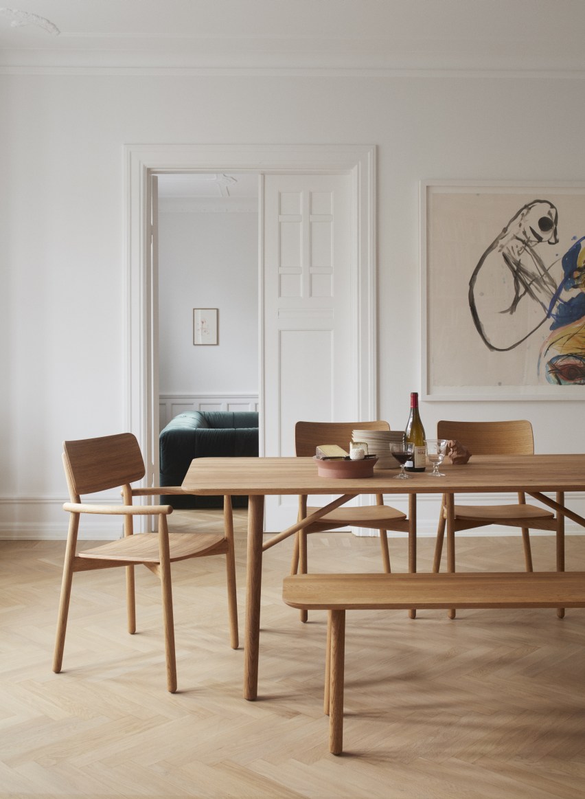 Hven table W 260 x D 94 x H 73 cm Skagerak by Fritz Hansen