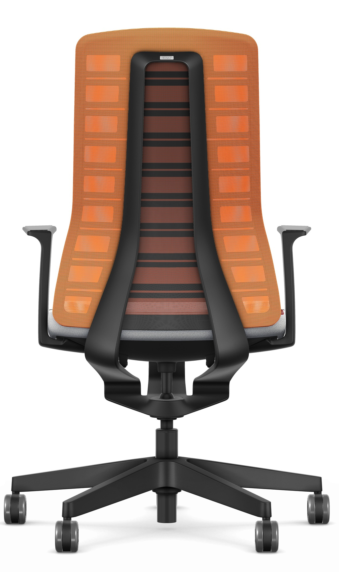 Pure Edition Active Office swivel chair Interstuhl Orange - Light grey