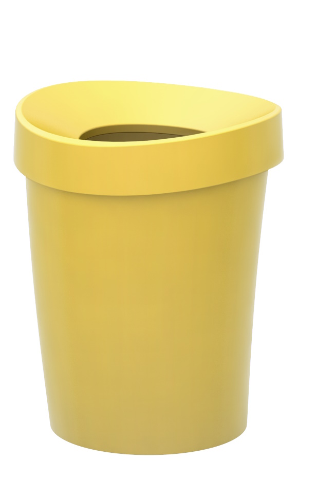 Happy Bin S Wastepaper Bin YELLOW Vitra SINGLE PIECES