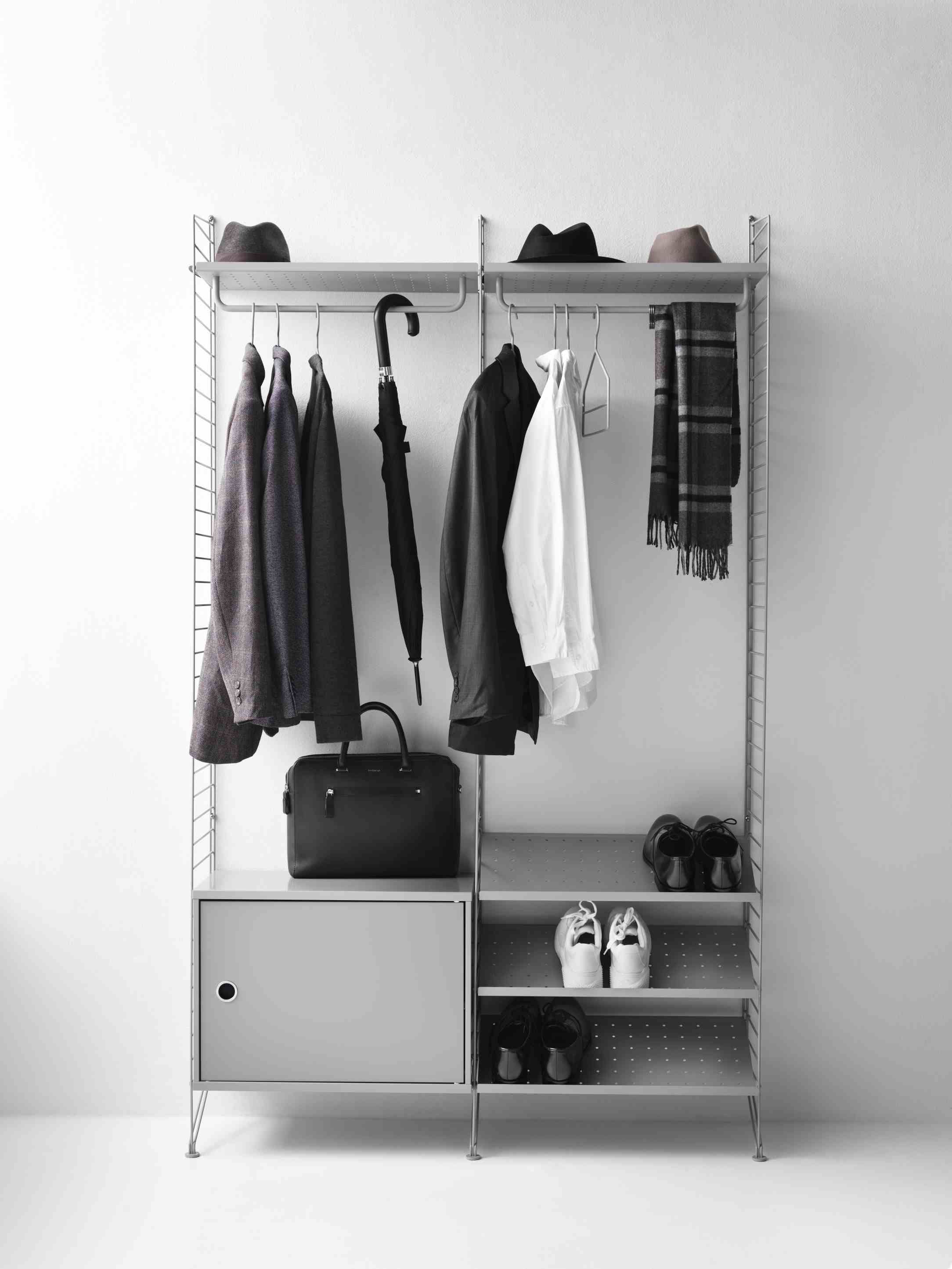String Bedroom Floor Shelving System C String Furniture