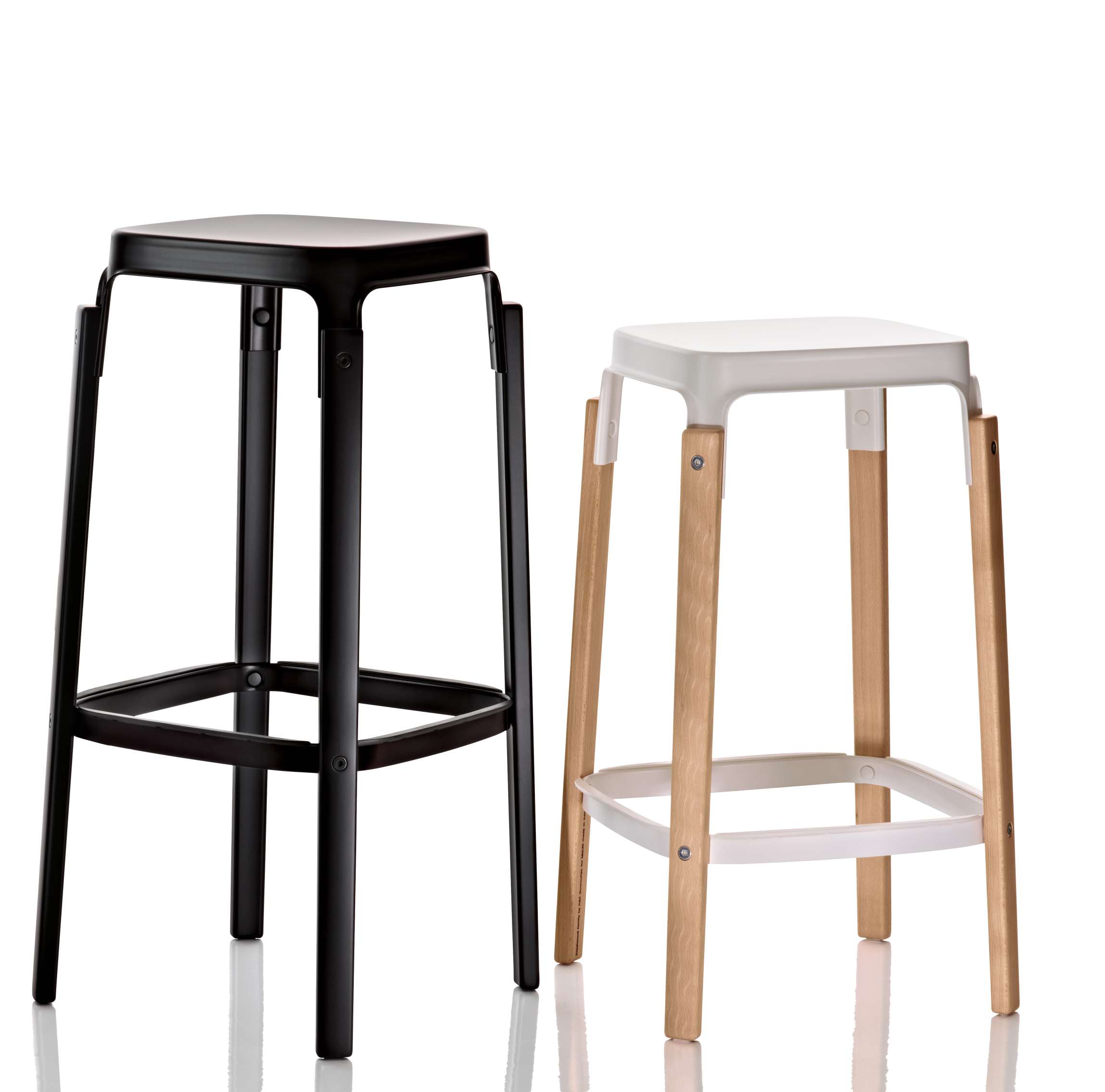 Steelwood Barstool H 78 cm Magis