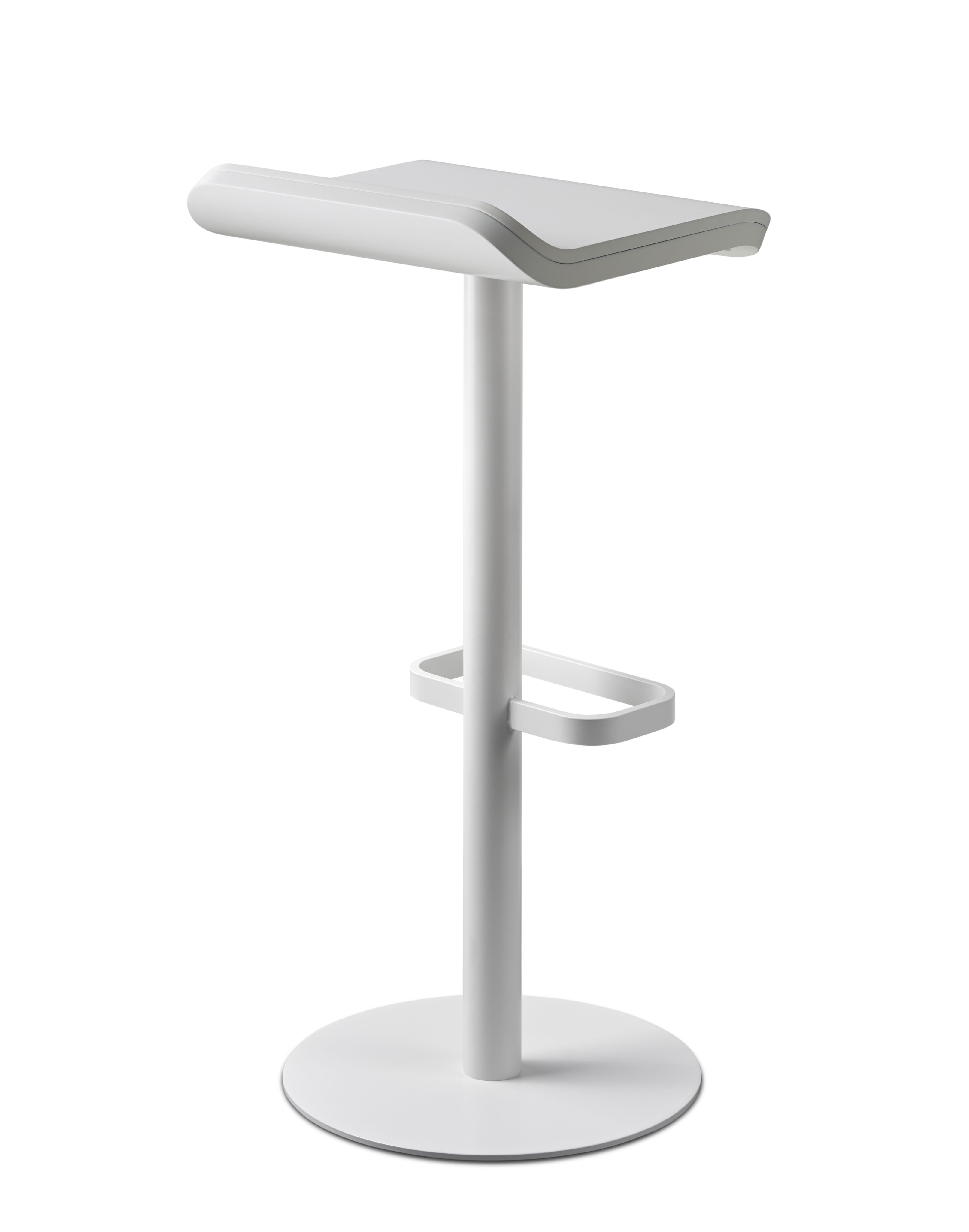 ED Bar Stool Static White Moree
