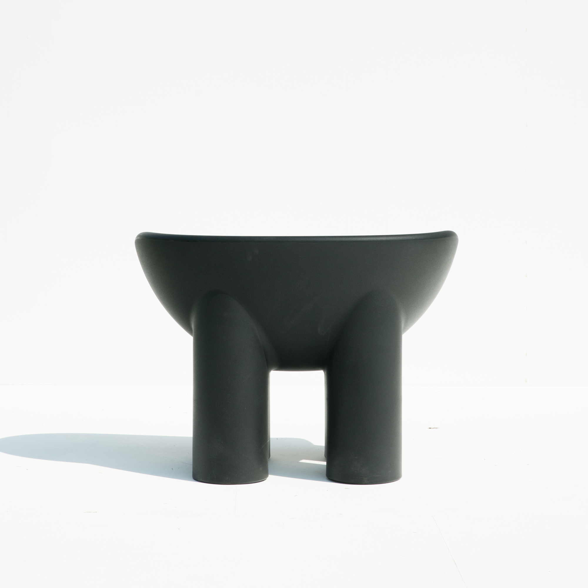 Roly Poly Armchair Driade Charcoal