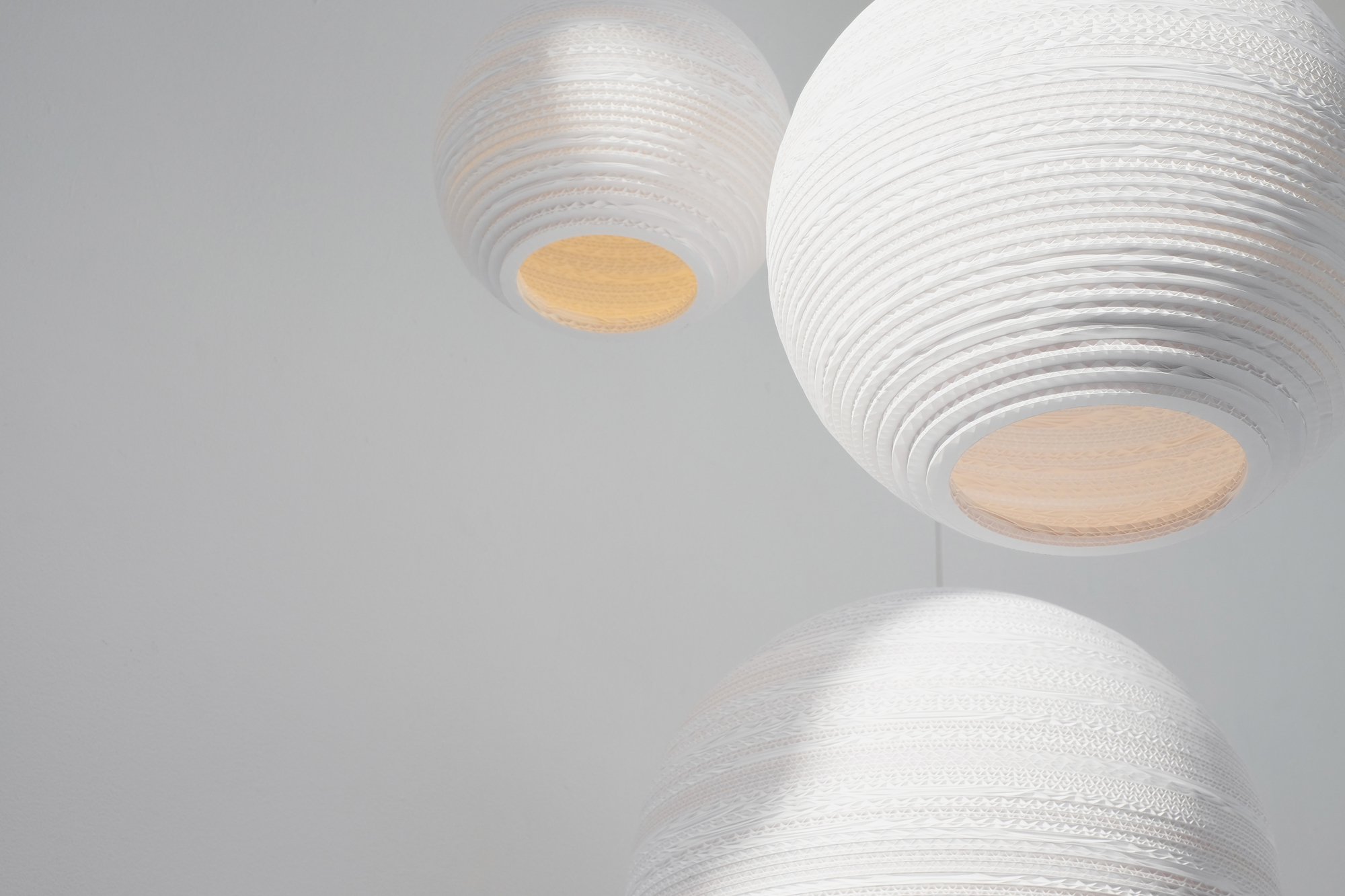 Scraplights Moon 18 Pendant lamp White Graypants