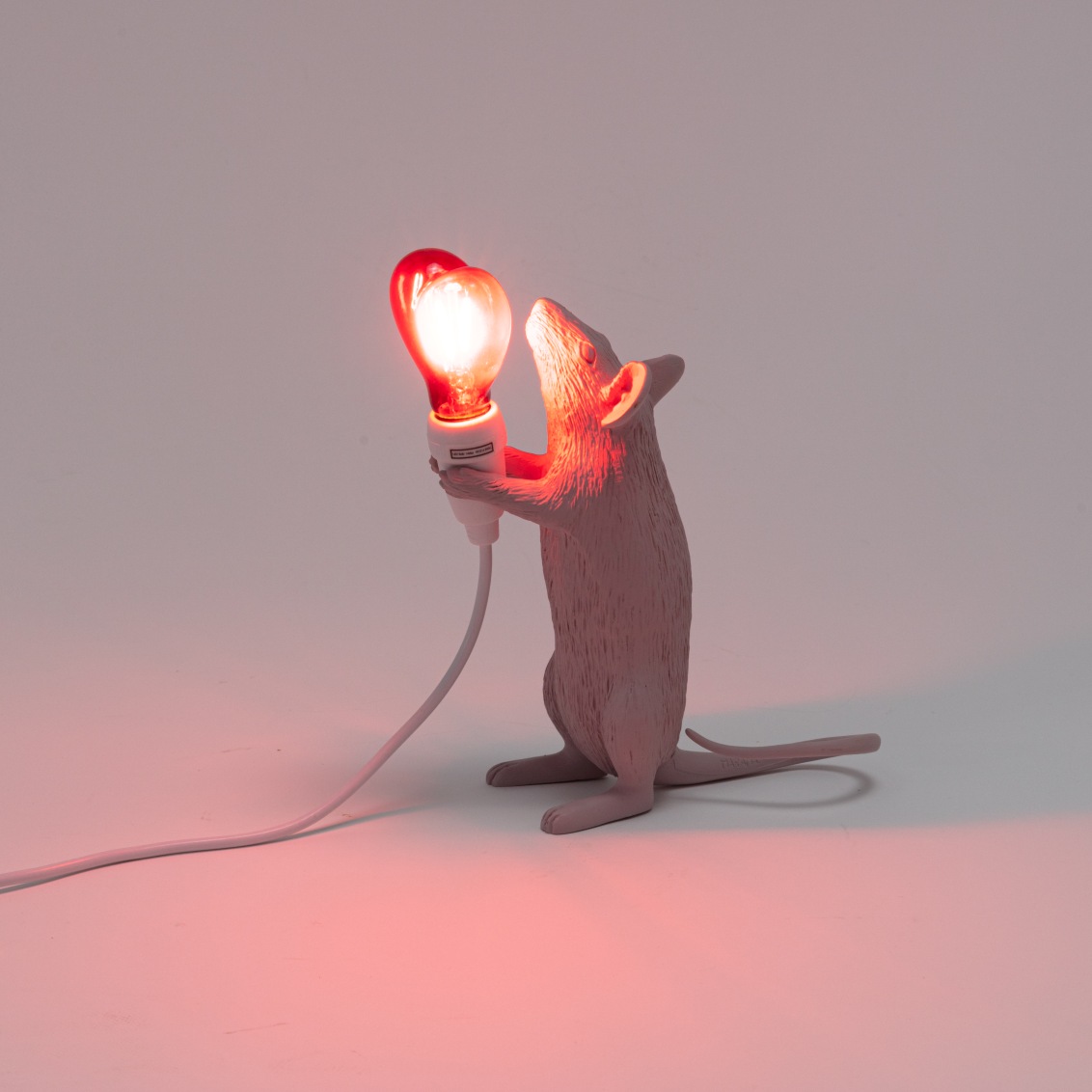 Mouse Lamp Step Love Edition USB Table Lamp Seletti