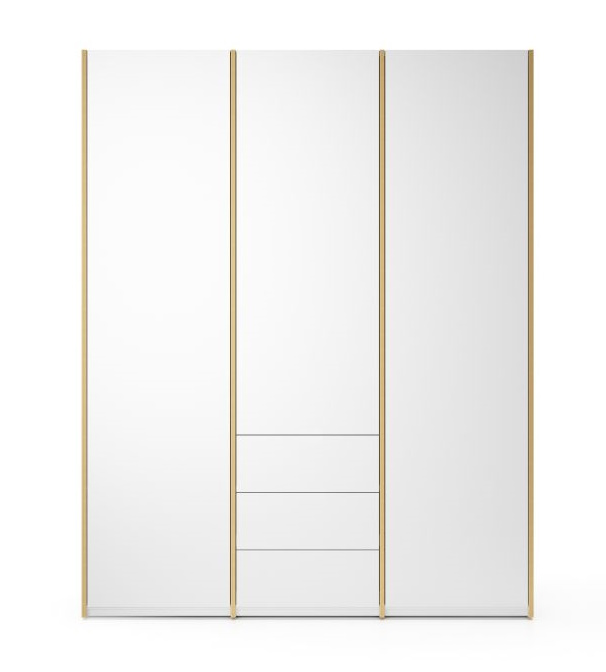 MODULAR PLUS wardrobe combination with 3 drawers Müller Möbelwerkstätten