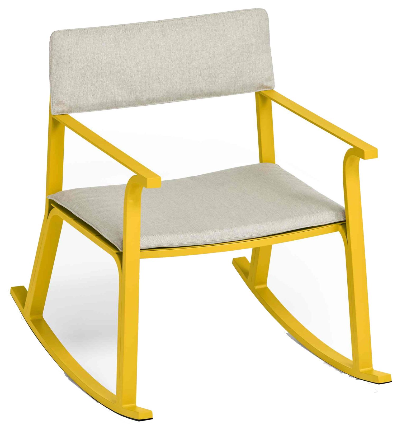 Flow Seat Cushion for Rocking Chair Grey Weishäupl