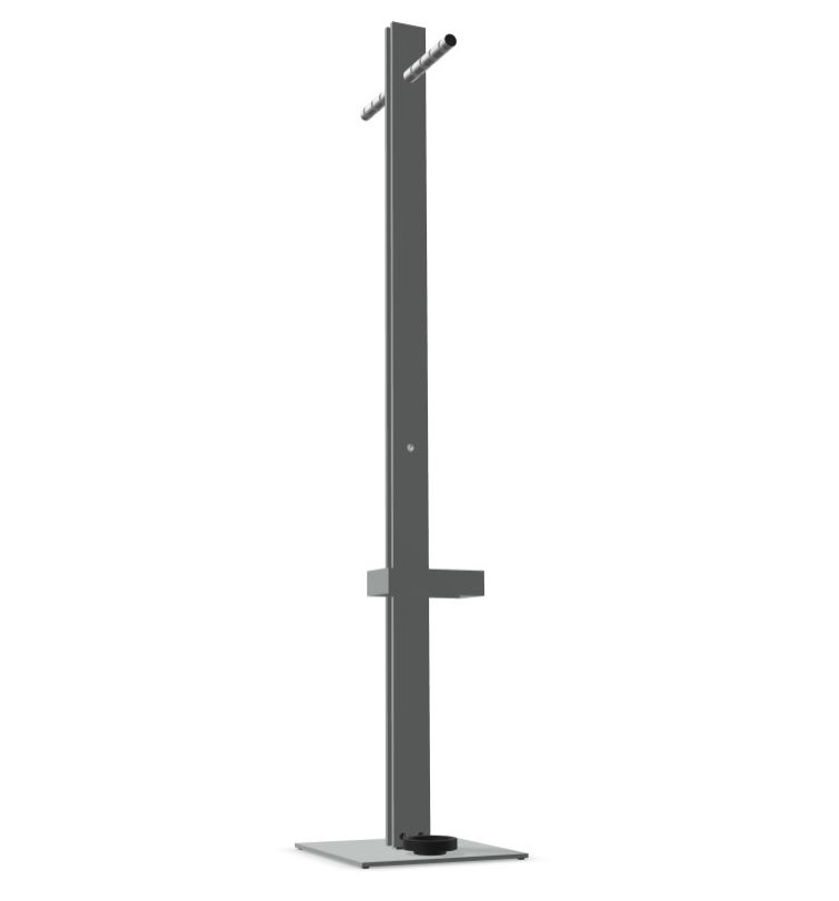 Standfree P coat-stand with umbrella stand Cascando