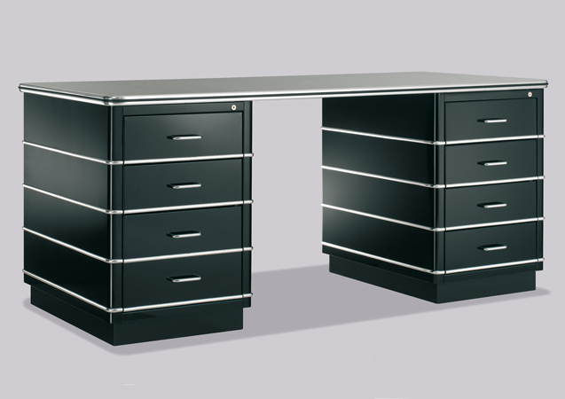 TB229 Classic Line Desk (with decoration) Müller Möbelfabrikation