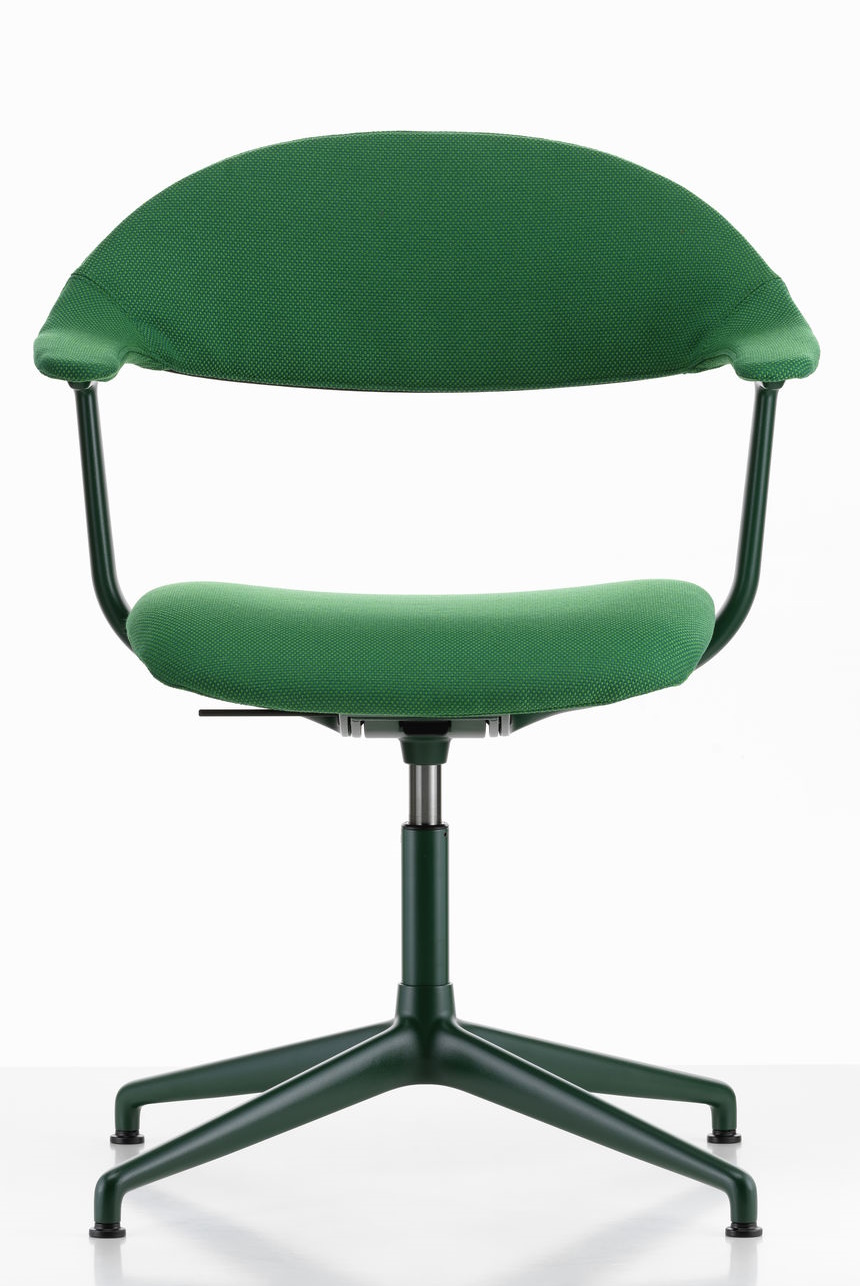 Mynt back and seat Plywood office swivel chair Vitra