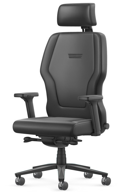 XXLis5 XL113 heavy duty chair high with headrest from Interstuhl promotional model
