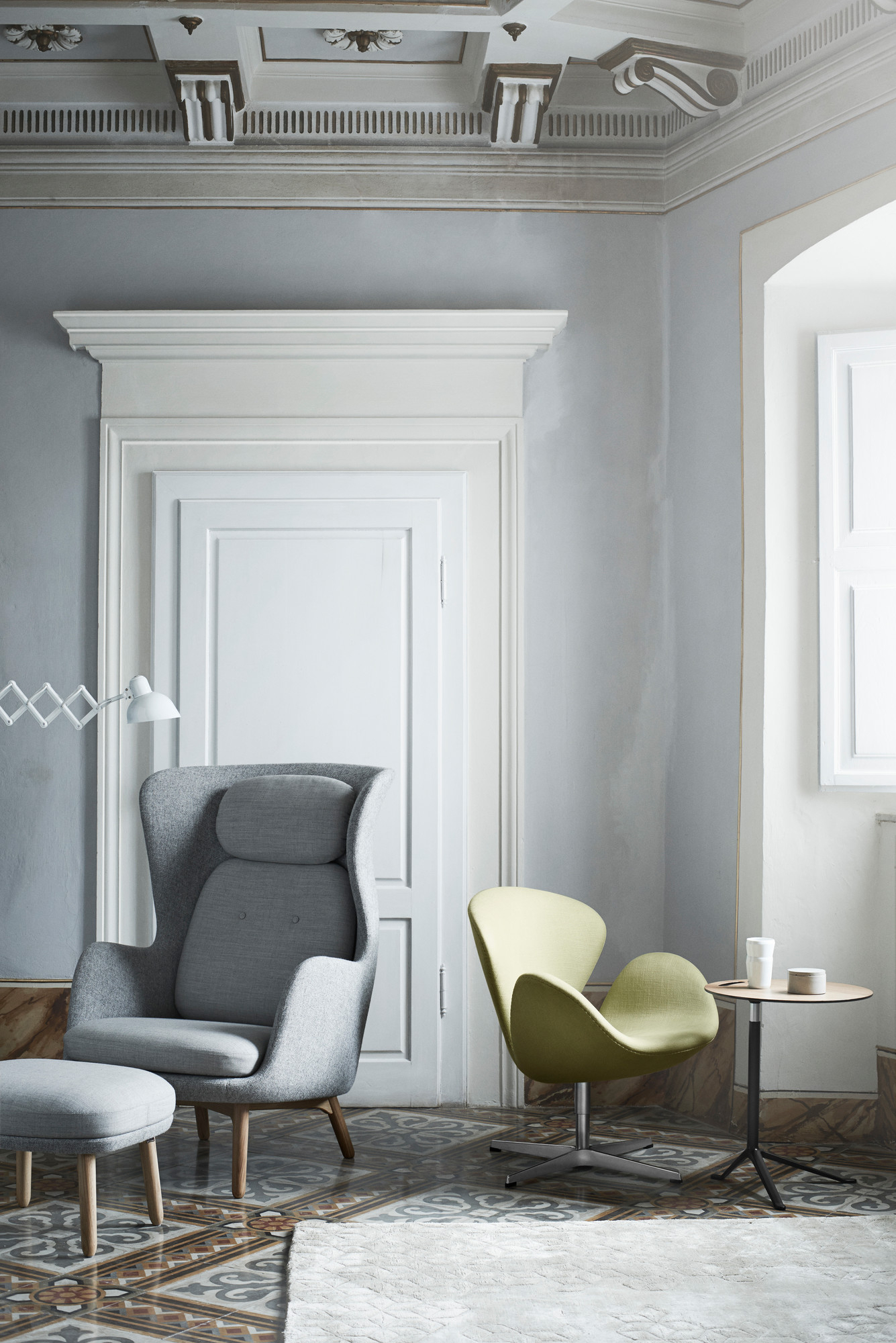 6718 Scissor lamp KAISER idell Fritz Hansen