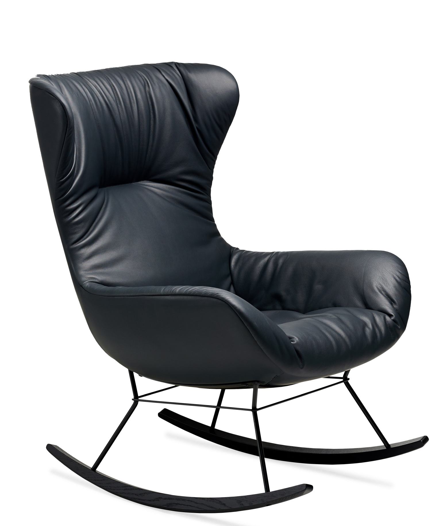 Leya Rocking Wingback Chair Freifrau Manufaktur