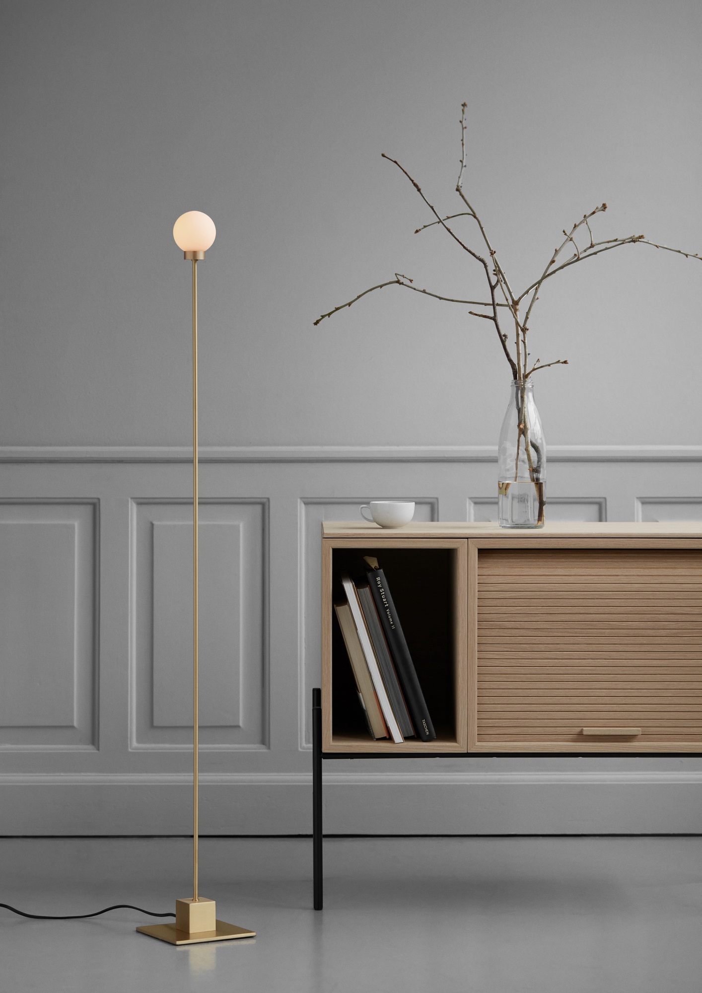 Snowball LED Floor lamp White Northern SINGLE PIECES