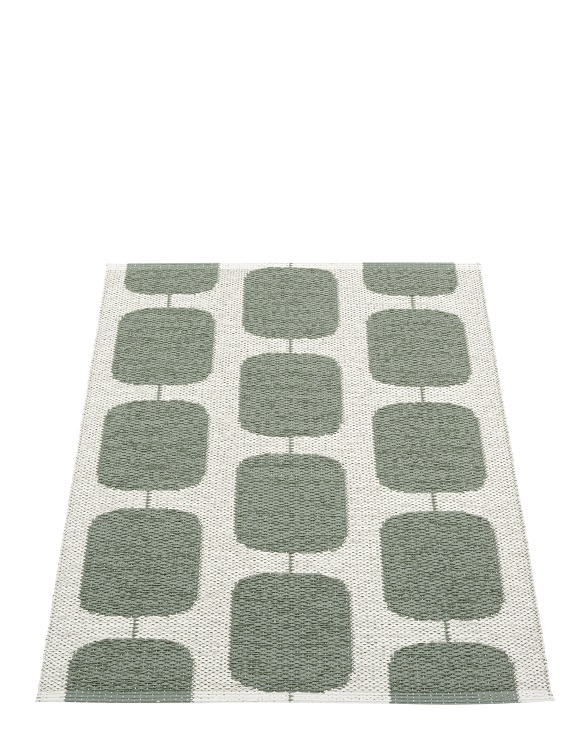 Sten Plastic carpet 70x100 cm Pappelina Army/Fossil gray