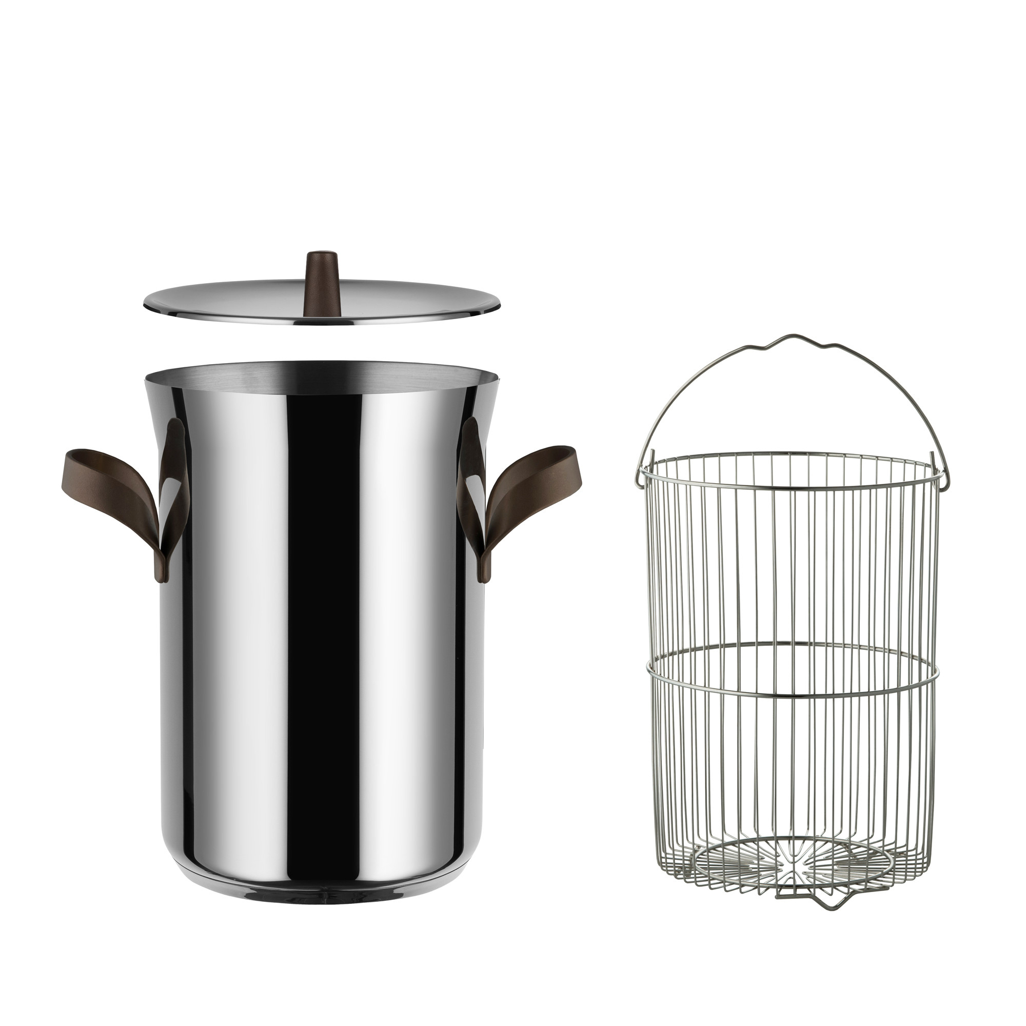 Edo Asparagus Pot with Basket and Lid Alessi