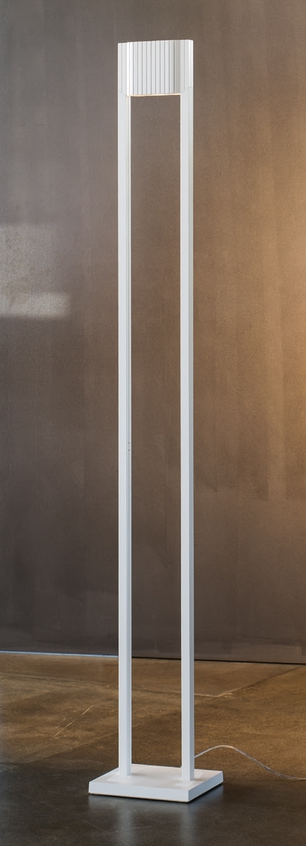 Unic LED Floor Lamp Steve Lechot Luminaires White