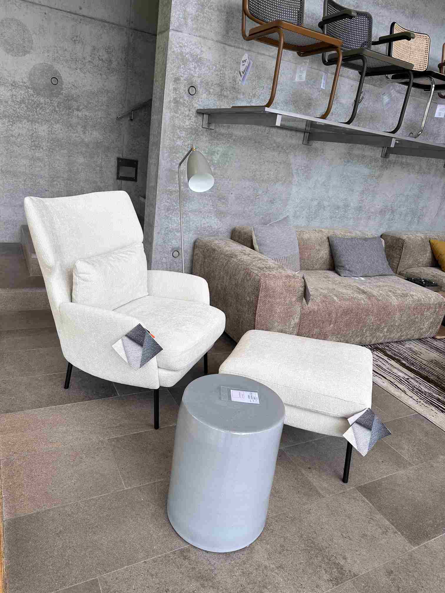 Seatrelax armchair & ottoman house model ed design
