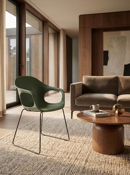 Elephantino armchair Kristalia sled base
