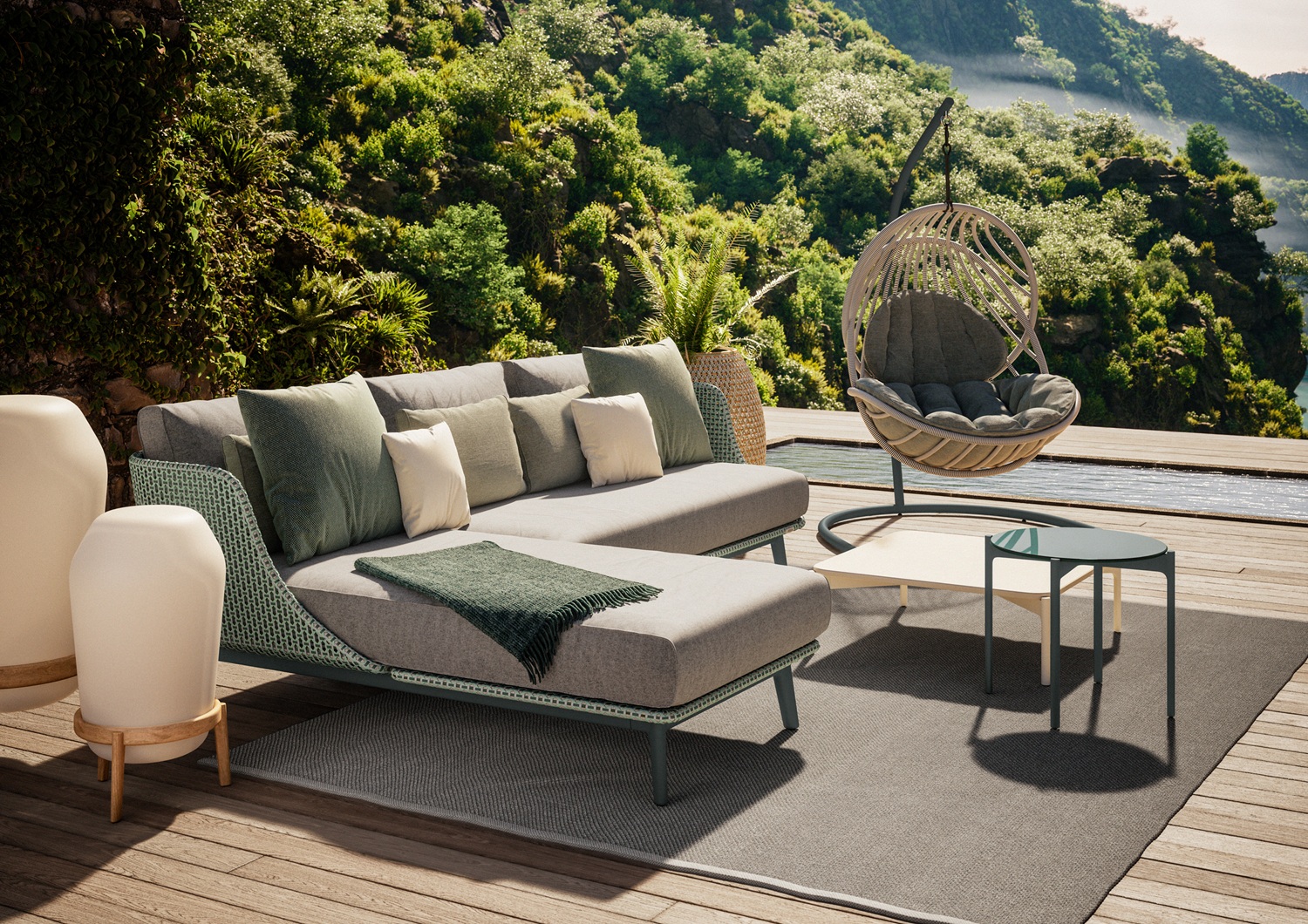 MBARQ Outdoor Daybed left Dedon