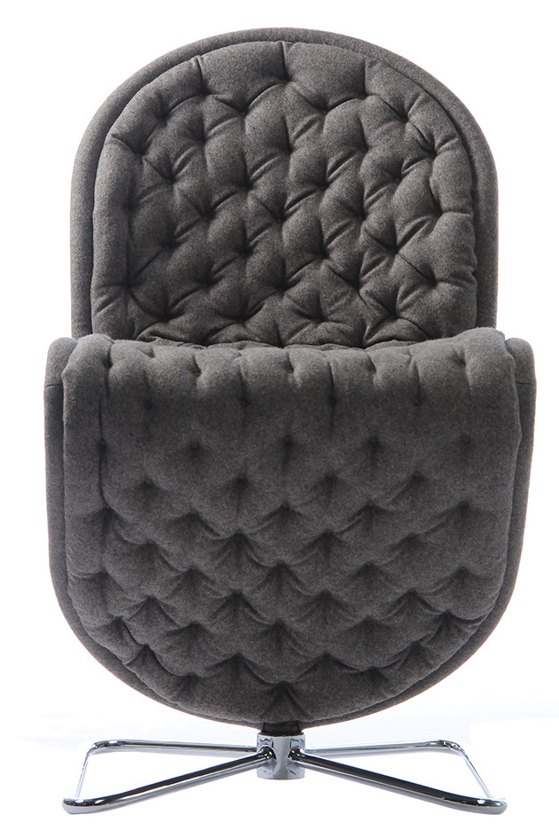 System 1-2-3 Dining Chair Deluxe Frame Butterfly Chair Verpan 