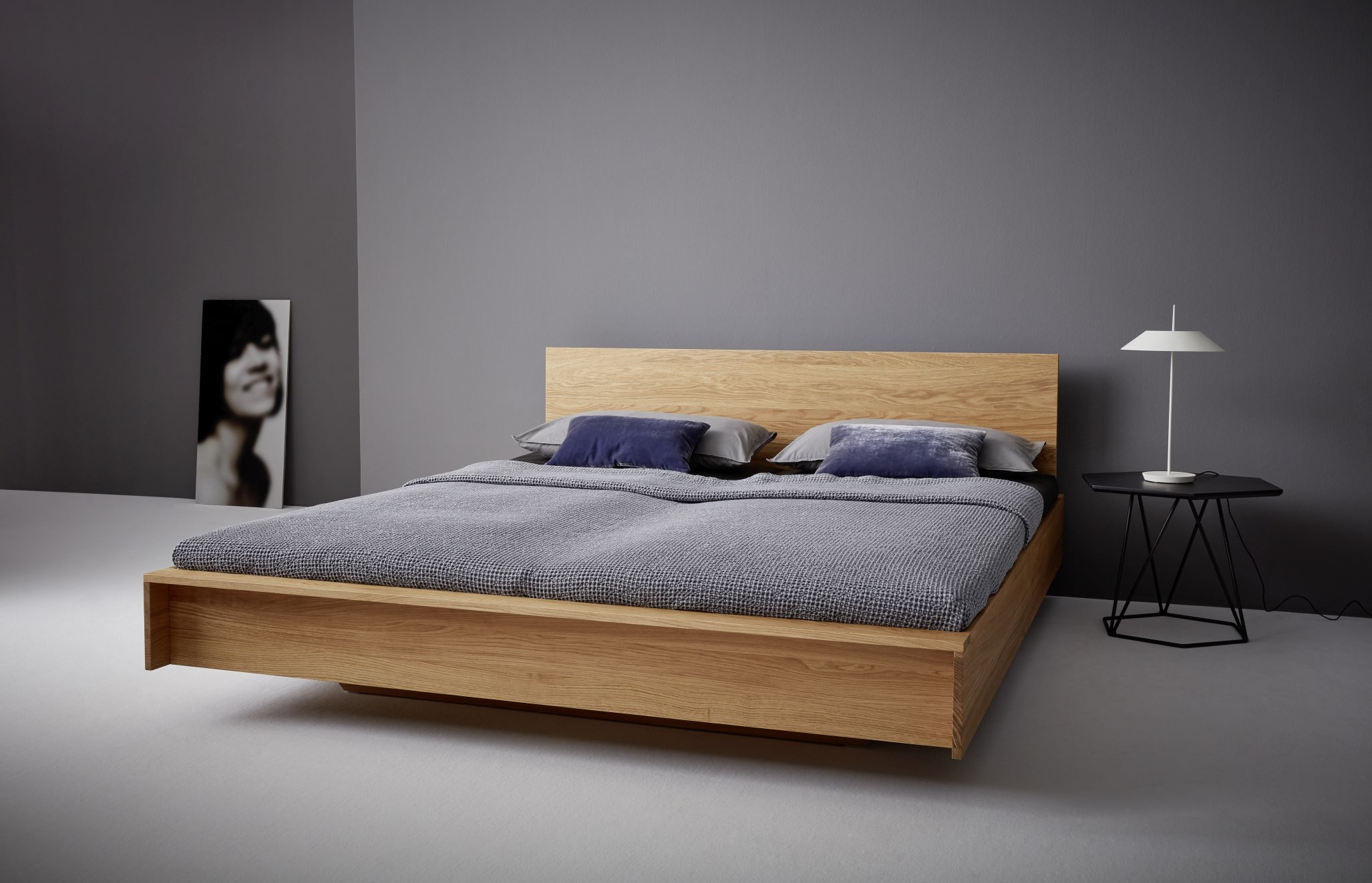 Flai Double bed Oak Müller Möbelwerkstätten