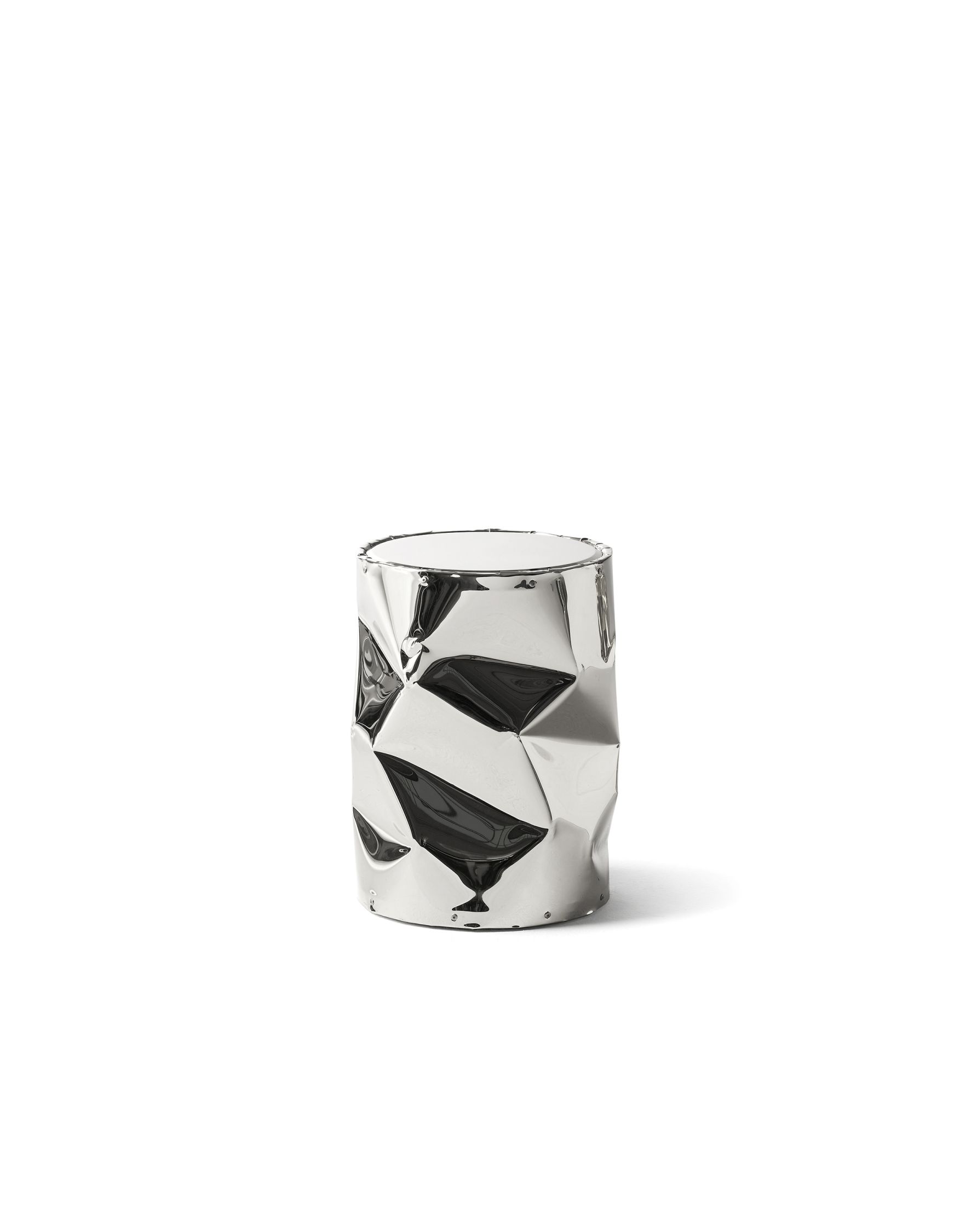 TAB.U Side Table / Stool Chrome Opinion Ciatti