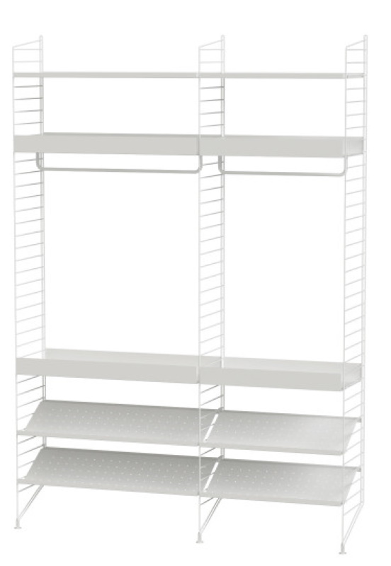 String Bedroom Floor Shelving System C String Furniture