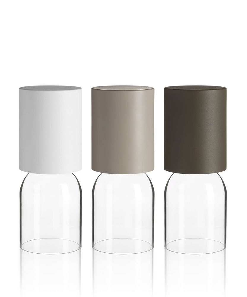 A02R1 NUI Mini Outdoor Portable lamp Rechargeable lamp / Table lamp White Luceplan SINGLE PIECE
