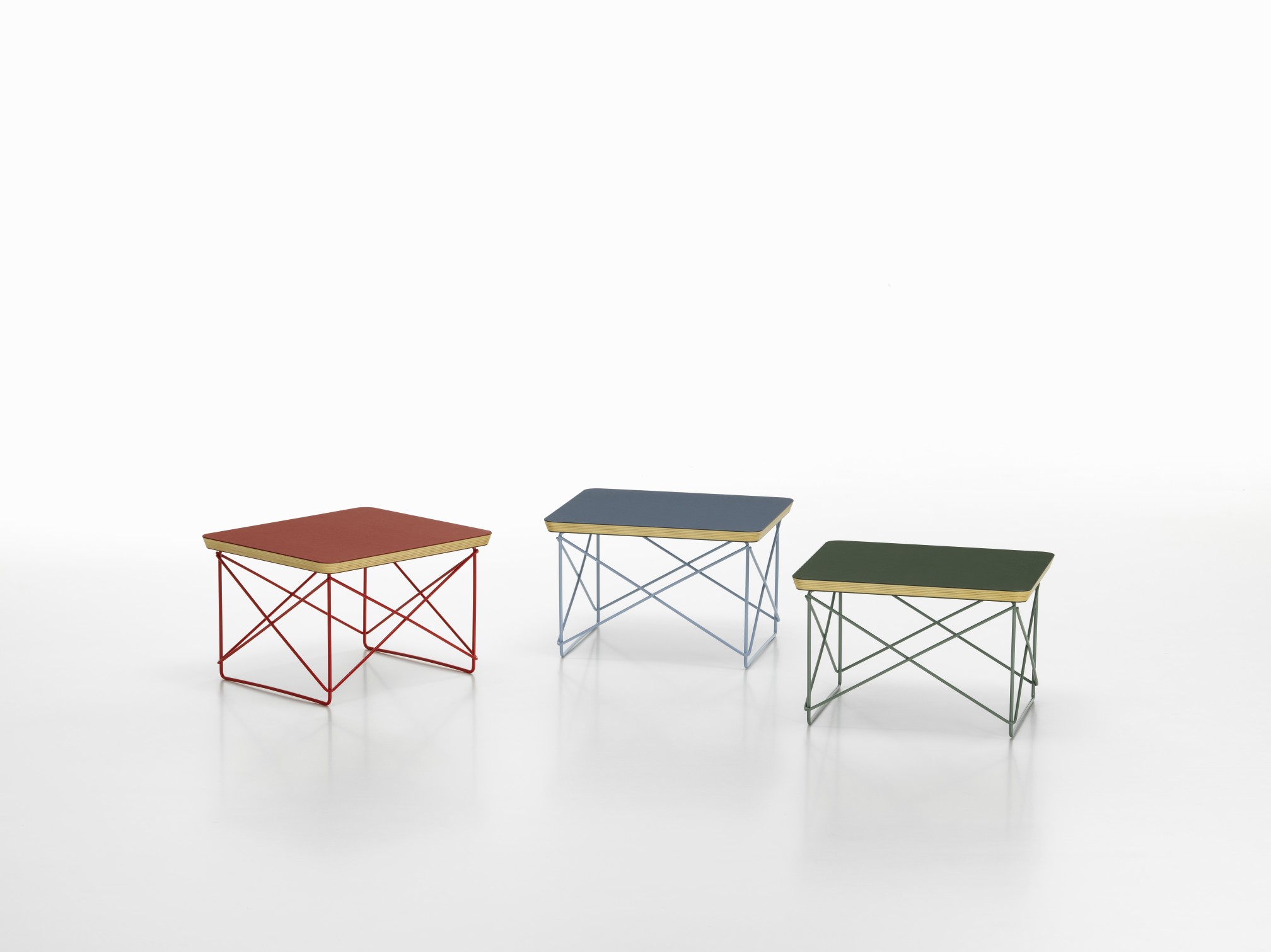Occasional Table LTR Side Table Linoleum Dark brick Vitra 
