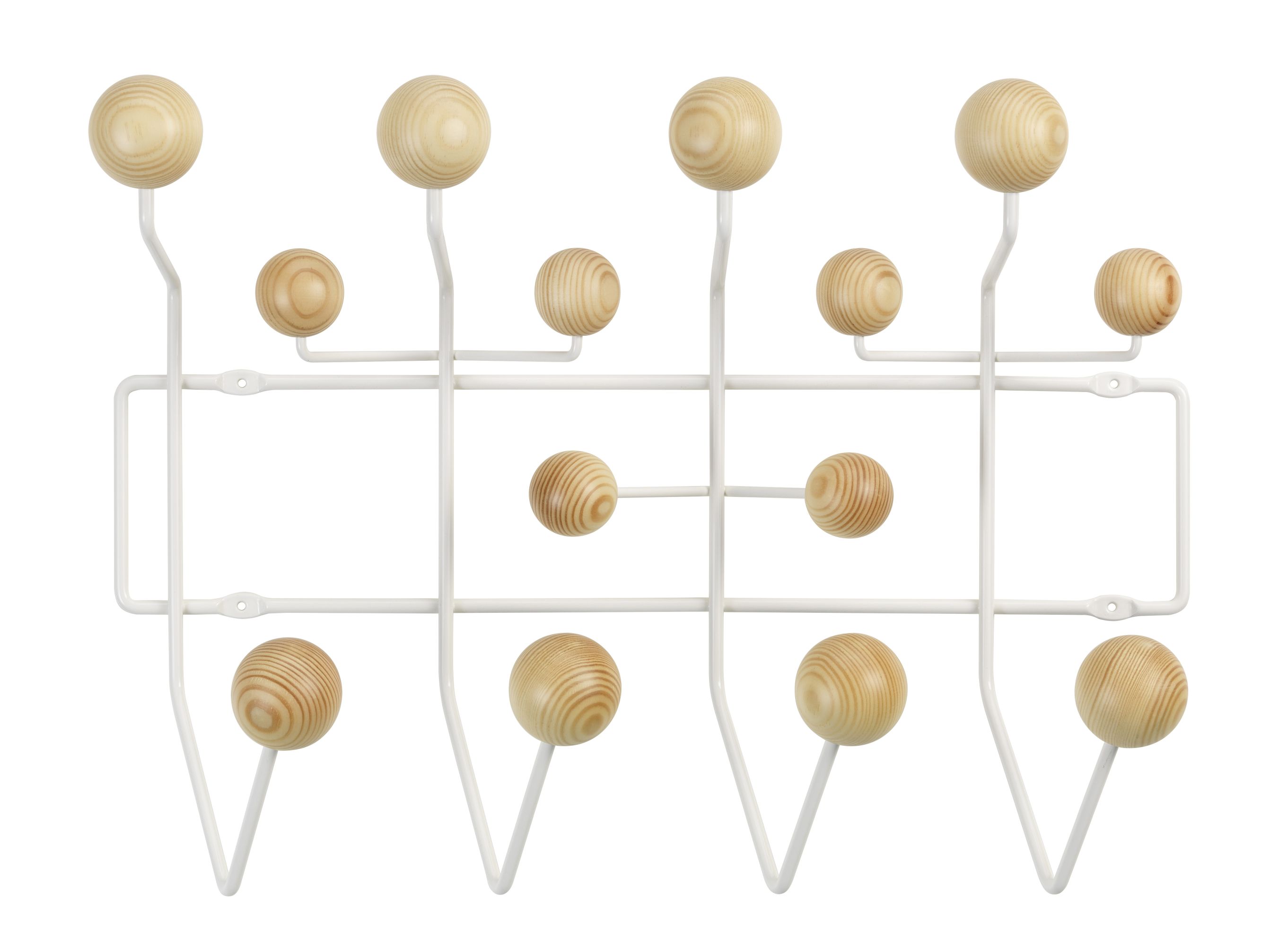 Eames Hang it all wardrobe white, Pine Vitra