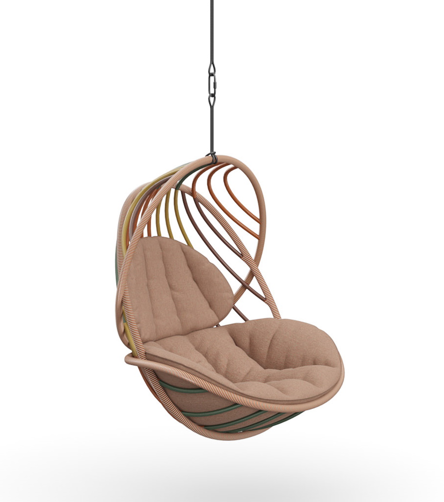 Kida Hanging Lounge Chair with Cushion Dedon